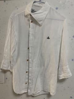 今だけ‼️ヴィヴィアンの変形シャツです‼️麻の感じもオシャレのサムネイル