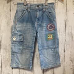 EDWINキッズデニムハーフパンツ130㎝のサムネイル