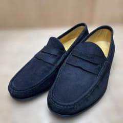 D.LEPORI ダニエルレポリ スエード　ローファー イタリア製 ブラック