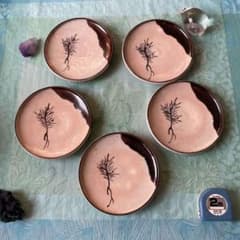 織部焼 松 小皿 5客 - メルカリ