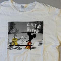【90s】【DELTA】ミッキー×バッグス・バニー Tシャツ M