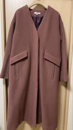 MOUSSY ピンクブラウン ロングコートのサムネイル