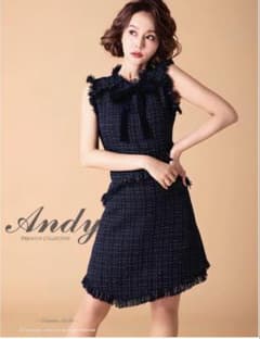 Andy★ ツイードドレス 美品のサムネイル