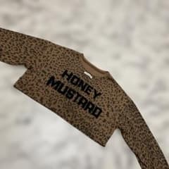 HONEY MUSTARD ヒョウ柄 クロップドセーターのサムネイル