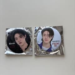 TREASURE HARUTO 缶バッジ 2種セットのサムネイル