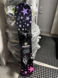 SALOMON スノーボード ビンディング付き144 CM - メルカリ