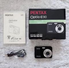 極上品【動作確認済】PENTAX ペンタックス Optio E90 レトロカメラ 
