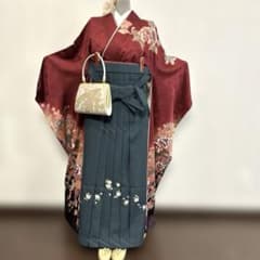 卒業式　成人式　振袖 袴セット袴(紐下95㌢)159〜164㌢ ブーツ＋10㌢可のサムネイル