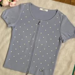 【ルネ】てんとう虫さん＆ドット♡半袖カーディガンのサムネイル