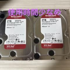 WD Red 2TB HDD WD20EFRX 二枚セット (メ11/12） - メルカリ
