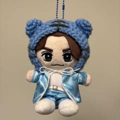 Travis Japan トラジャ はぴぬい用ぬい服 トラボンネット 青 - メルカリ