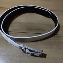 メンズ ゴルフベルト ホワイト 迷彩柄のサムネイル