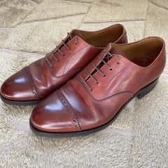 YANKO ブラウンレザードレスシューズのサムネイル
