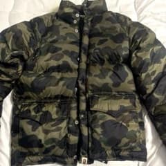 A BATHING APE 1ST CAMO CAMO柄ダウンジャケットエイプ - メルカリ