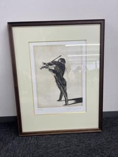 リトグラフ　クロード・ワイズバッシュ　「ウオールナットA」　直筆サイン リトグラフ クロード・ワイズバッシュ 「ウオールナットA」 直筆サイン