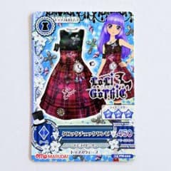 アイカツカード　クロックチェックワンピのサムネイル