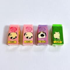 平成レトロ ふぉうちゅんドッグす 消しゴム パグボー ピーチャン
