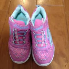SKECHERS S Lights キッズ スニーカー ピンク　21センチ