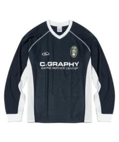 Code:graphy チェック柄トレーナー Mサイズ ネイビー。ロングTシャツのサムネイル