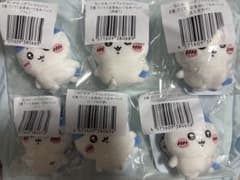 ちいかわ ハチワレだらけくじ E賞 ぬいぐるみバッジ 全6種コンプセットのサムネイル