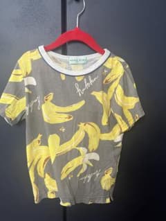 hakka kids バナナ柄 Tシャツ 120のサムネイル