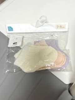 【新品】西松屋 ベビー靴下 3足組 7-9cmのサムネイル
