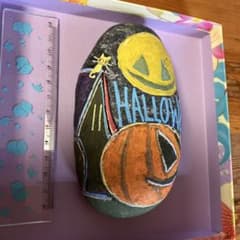 きいちゃんの石ころアート（ハロウィン2）のサムネイル