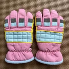 手袋 キッズ KIDS 3-4歳 ピンク 5本指タイプのサムネイル