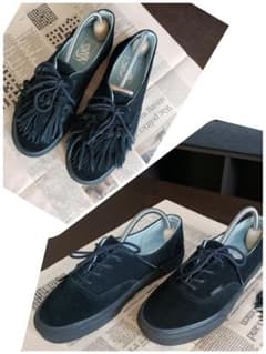 VANS スニーカー 2way ブラック フリンジのサムネイル