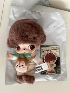 POPMART DIMOO WORLD 칩과 데일 인형 스트랩