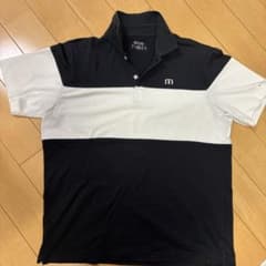 TravisMathew ゴルフ ポロシャツ ブラック ホワイト メンズのサムネイル