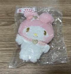 マイメロディ 当たりくじ A賞 ホワイトウィンター　マスコットぬいぐるみセット マイメロディ 当たりくじ A賞 ホワイトウィンター マスコット