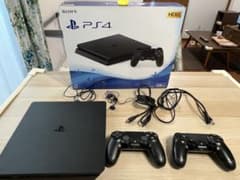SONY PS4 500GB 本体 コントローラー2個付きのサムネイル