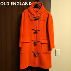 オールドイングランドOLD ENGLAND ダッフルコート オレンジ 毛100%のサムネイル