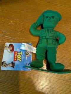 トイストーリー　公開30周年　ぬいぐるみ　グリーンアーミーメン