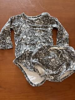 Jamie kay花柄ロンパース ブルマセット70cmグレー系のサムネイル