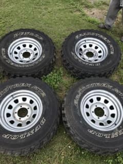 235 85 16 mt2 デイトナホイール付き 4本のサムネイル