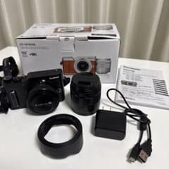 パナソニック LUMIX DC-GF90WA ブラック ダブルレンズキット - メルカリ