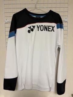 YONEX ヨネックス 長袖 ウォームアップウェア ホワイト ブラックのサムネイル
