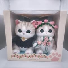 mofusand 花嫁にゃん＆花婿にゃん ウエディングペアぬいぐるみ - メルカリ