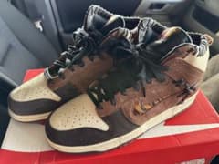Bodega×Nike Dunk High Legend Fauna Brown