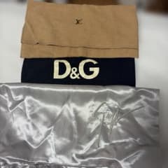 D&G ロゴ 巾着袋 シルバーのサムネイル