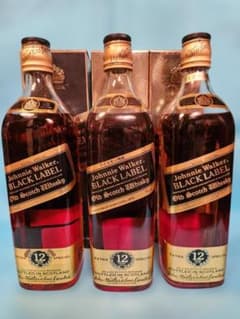 Johnnie Walker Black Label 12年 3本セット - メルカリ