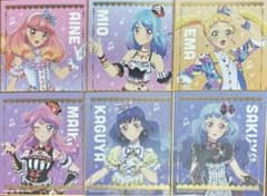 アイカツフレンズ！　5周年記念イベント　ミニ色紙　6種 アイカツフレンズ！ 5周年記念イベント ミニ色紙 6種 - メルカリ