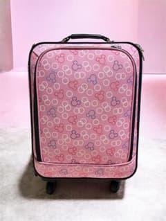 [Excellent Condition] Disney Mickey Key Mouse Pink carry-on suitcase