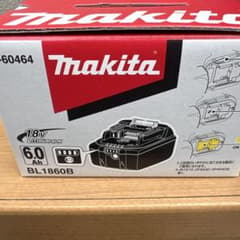 早い者勝ち‼️ Makita 18V 60Ah バッテリー BL1860Bのサムネイル