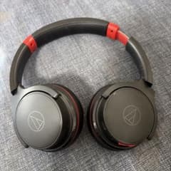 オーディオテクニカ　ワイヤレスヘッドホン　ATH-S220BT ブラックレッドのサムネイル