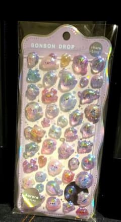 ぷかぷか ボンボン ボンボンドロップ シール 廃盤 オーロラ 希少 国内正規品のサムネイル