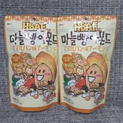 韓国　 HBAF　マヌルパン　アーモンド(ガーリックブレッド)　110g×2のサムネイル
