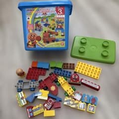 호빵맨 즐거운 노리모노 양동이 LEGO 레고 블록
